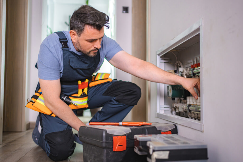 Heating system inspection to diagnose airflow